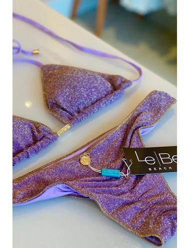 Bikini Lurex Lila Leberti -0