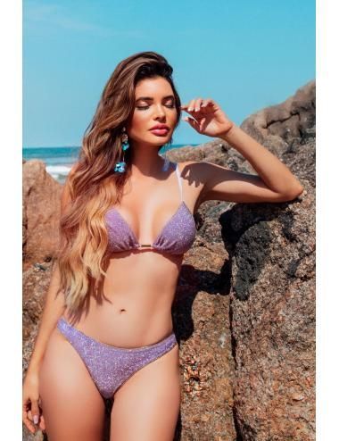 Bikini Lurex Lila Leberti -3