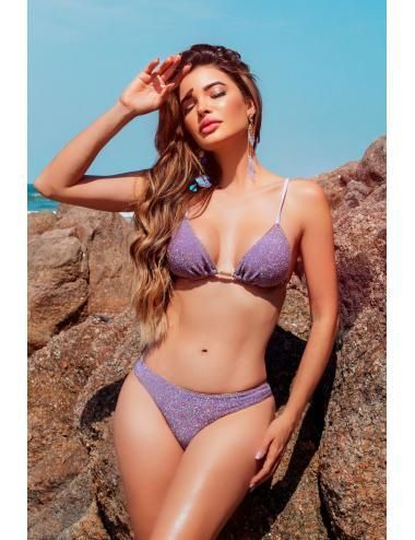 Bikini Lurex Lila Leberti -1