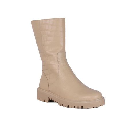 Bota Cuero Croco Nata Luiza-1