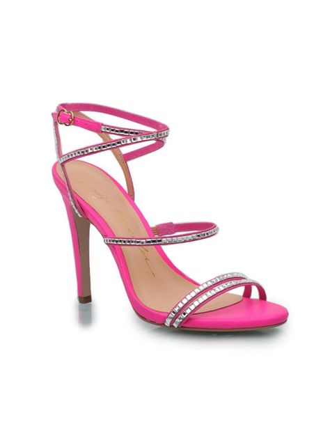 Sandalia Fucsia Brillos Luiza Barcelos -0