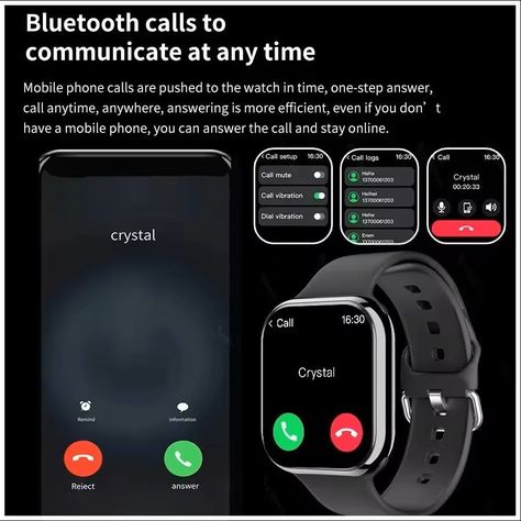 Smartwatch IW9 MINI Conexión Bluetooth Pantalla IPS IP68-1
