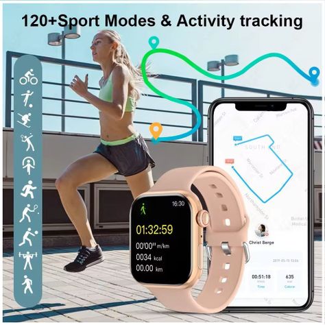 Smartwatch IW9 MINI Conexión Bluetooth Pantalla IPS IP68-3