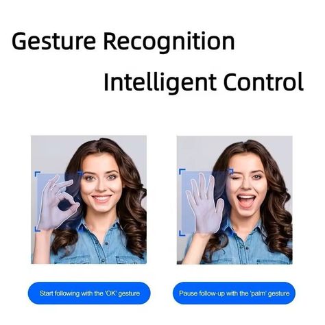 Trípode 360° Seguimiento Facial Automático con Control Remoto-7
