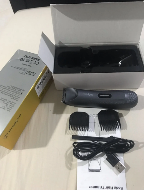 Rasuradora Electrica Predyee® Premium Corporal Inalambrica Color Negro-7