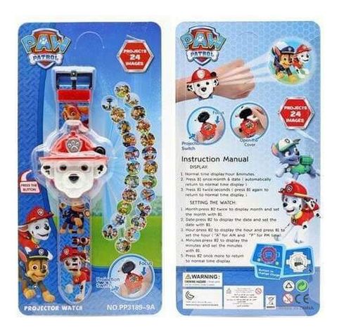 Reloj Proyector 24 Imagenes Paw Patrol-4