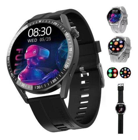 Reloj Wh8 Inteligente Smartwatch Negro / Realiza Llamadas-0
