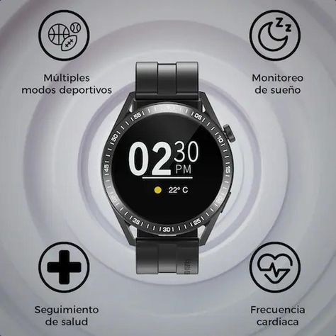 Reloj Wh8 Inteligente Smartwatch Negro / Realiza Llamadas-1