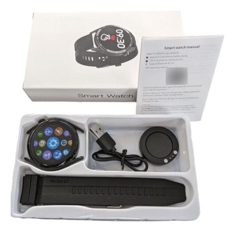 Reloj Wh8 Inteligente Smartwatch Negro / Realiza Llamadas-3