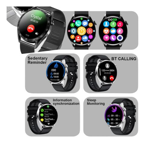 Reloj Wh8 Inteligente Smartwatch Negro / Realiza Llamadas-5