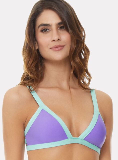 BIKINI ECO TRIANGULO LILA MUJER CHAMELA OUTLET 41765-2