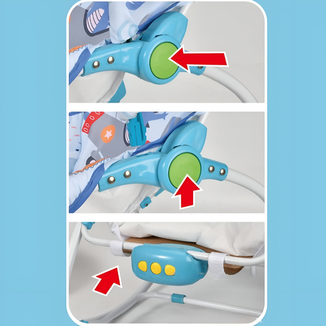 Silla Nido Mecedora Multifuncional Para Bebe-2