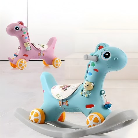Caballito Mecedor Desmontable 2en1 Para Niños-2