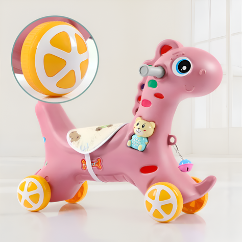 Caballito Mecedor Desmontable 2en1 Para Niños-4