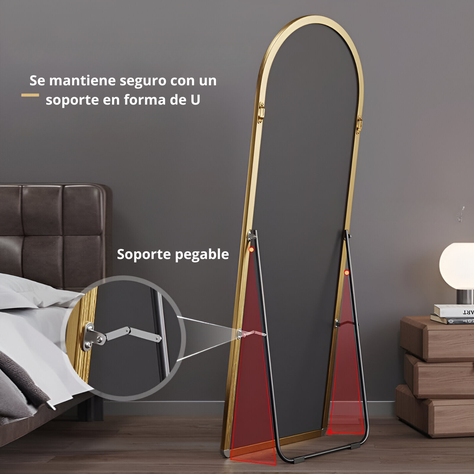 Espejo de Cuerpo Completo con Base 150x40-5