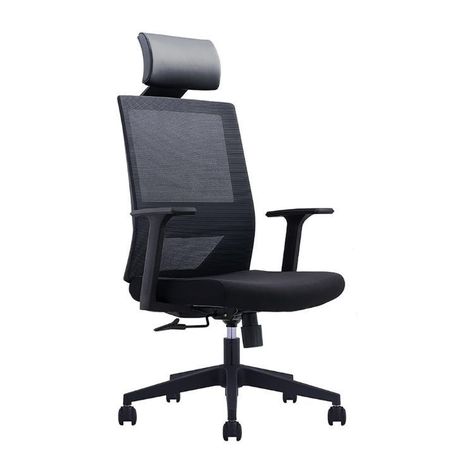 Silla De Escritorio Con Regulación De Reposabrazos Y Cabecero-0