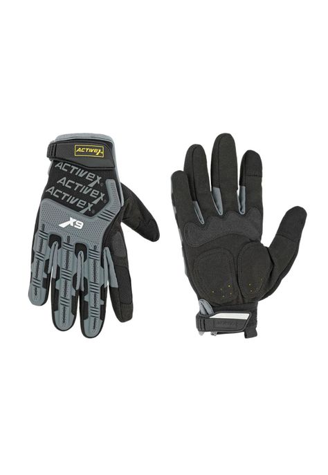 Guante Mecánico X9 Gris/Negro-2