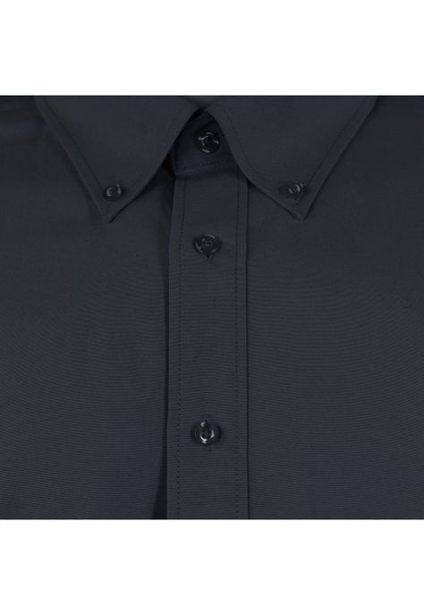 Camisa Trevira Negra Manga Larga Activex-7