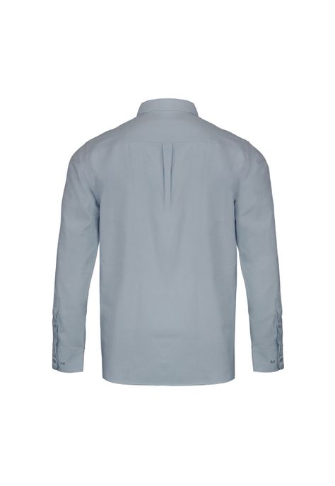 Camisa Oxford Manga Larga Gris UPF 20-2