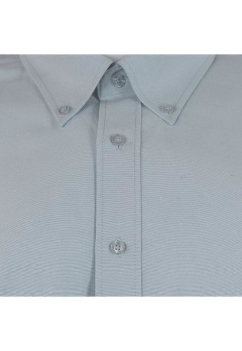 Camisa Oxford Manga Larga Gris UPF 20-7