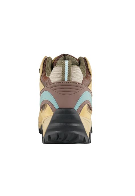 Botín V1 Nobuck Celeste Beige Mujer Vflex-7