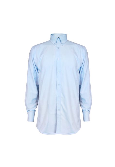 Camisa Oxford Manga Larga Celeste UPF 20-0