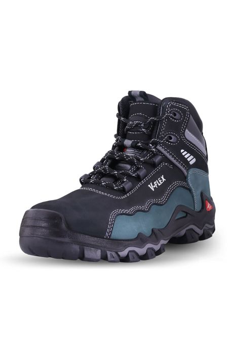 Botín V15 Nobuck Negro/Azul Vflex-1