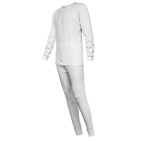 Conjunto primera capa 100% Algodón Panal Blanco Activex-1