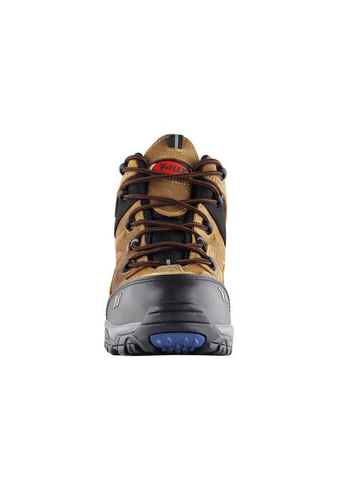 Zapato Seguridad V8 Crazy Café Vflex-6
