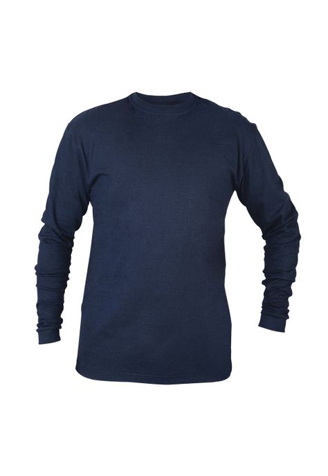 Polera Polo Azul Marino M/Larga UPF 35 Activex-0