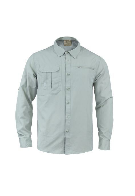 Camisa manga larga cuello camisero Hombre Lightwind H2300-0