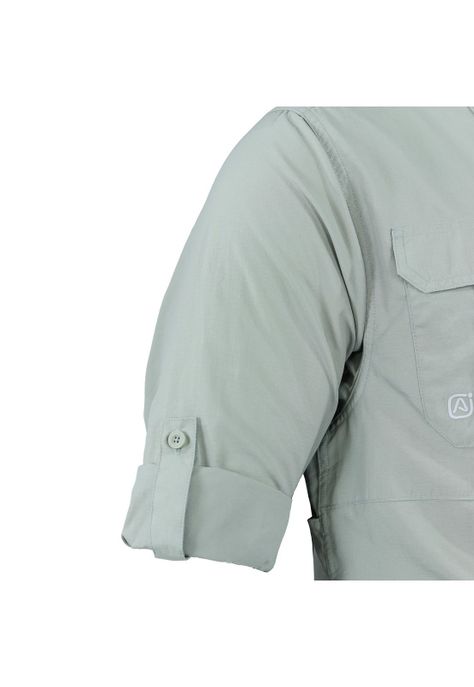 Camisa manga larga cuello camisero Hombre Lightwind H2300-5