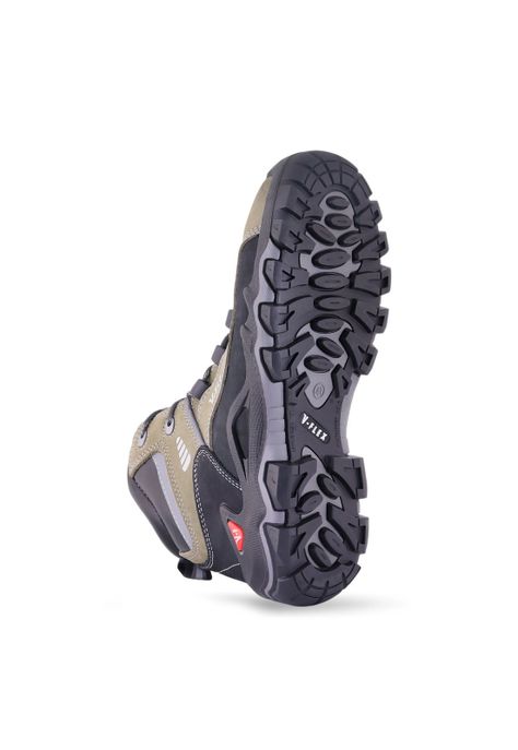 Botín V17 Nobuck Beige/Negro Vflex-6