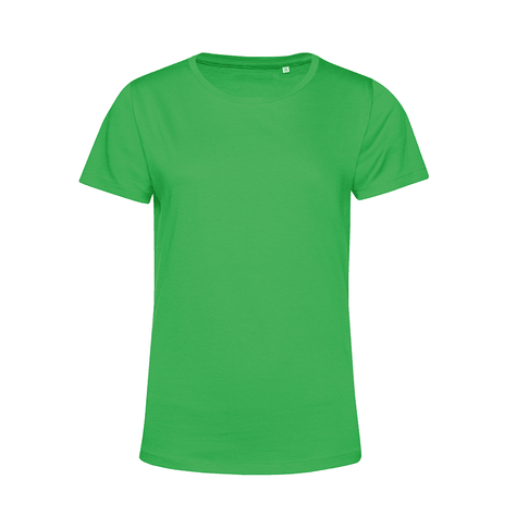 Polera Orgánica 100% Algodón Vegano #E150 Verde Mujer B&C-0