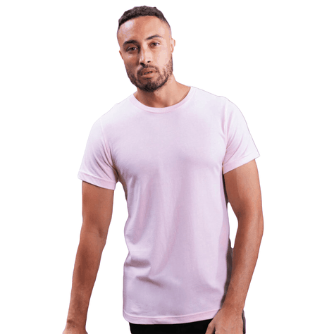 Polera Essential 100% Algodón Orgánico Rosado Mantis-0