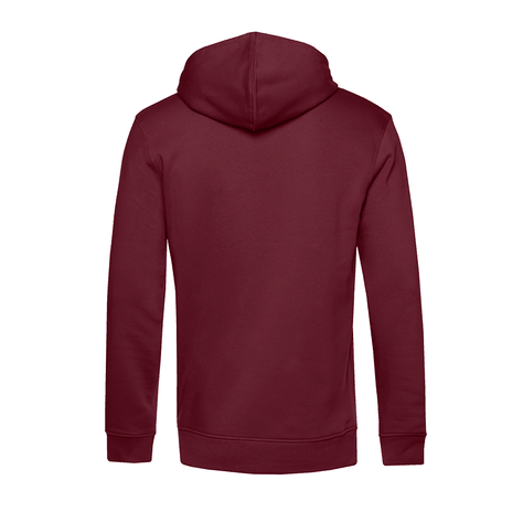 Polerón Hooded Premium 100% Algodón Orgánico Burdeo B&C-1