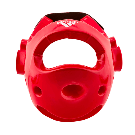 Cabezal Protector para Taekwondo Rojo Adidas WTF-1
