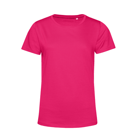Polera Orgánica 100% Algodón Vegano #E150 Mujer Fucsia B&C-0