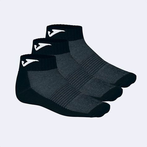 Calcetines cortos Negros Tripack Negro Joma-0