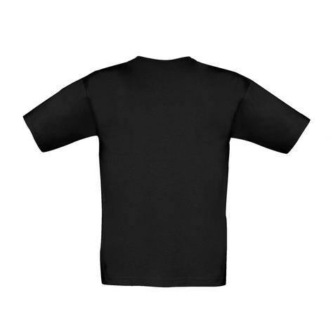 Polera Infantil 100% Algodón en color Negro B&C-1