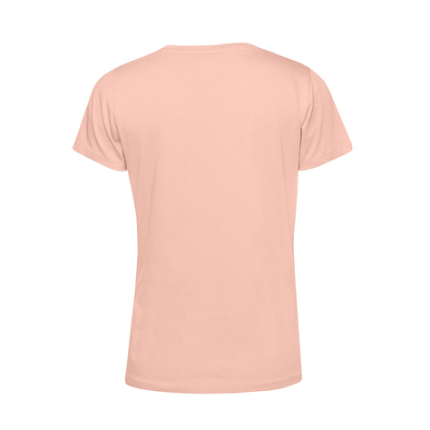 Polera Orgánica 100% Algodón Vegano #E150 Mujer Rosada B&C-1