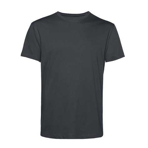 Polera Orgánica 100 Algodón Vegano E150 Hombre Gris Oscuro B&C-0