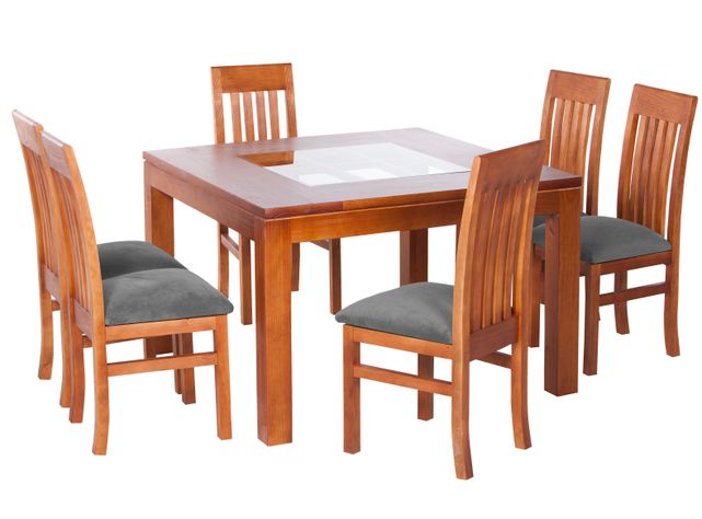 Jgo Comedor Coliseo 6s Nogal-0