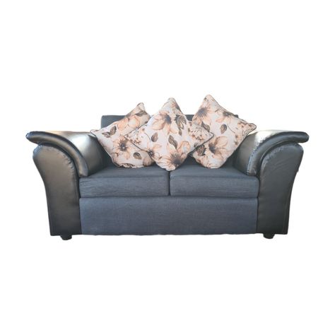 Juego de living New Real 2 1 1 gris-0