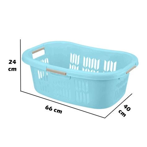 Cesto Canasto De Ropa Anatomico 40l Antes/después Del Lavado-1