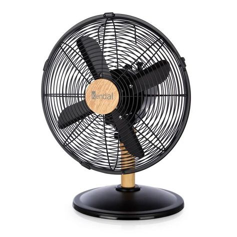 Ventilador De Mesa 12 Pulgadas Kendal Kzf-1214d Metal Madera-1
