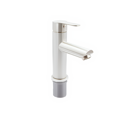 Llave Monomando Lavatorio Lavamanos Modern Plateado Cepillado-2