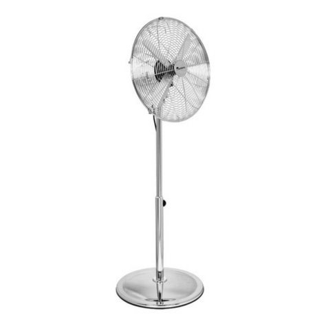 Ventilador De Pedestal De Pie Muy Silencioso Kendal Zf-1616-3