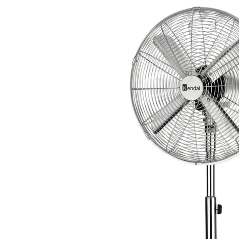 Ventilador De Pedestal De Pie Muy Silencioso Kendal Zf-1616-4