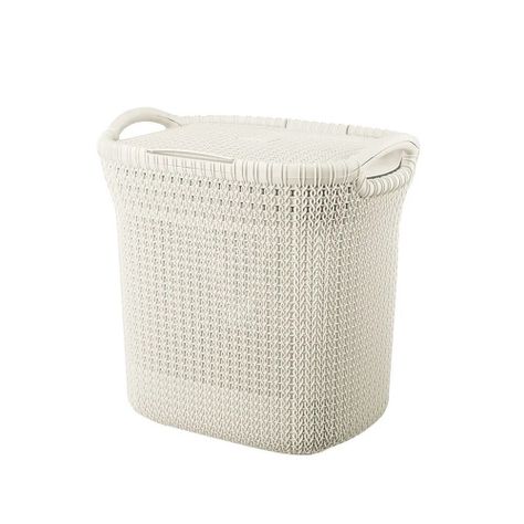 Cesto Canasto Para Ropa Khipu 40 Litros Con Tapa-1